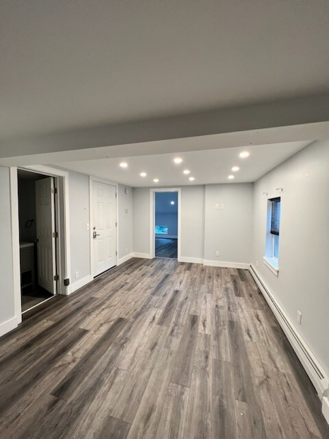 Living Room Facing Bedroom - 28 Baldwin Ave