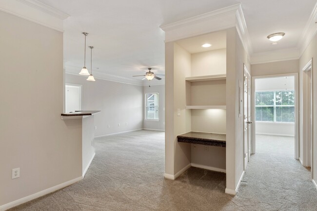 Built-In Desk Area - Carrington Park at Huffmeister Apartments