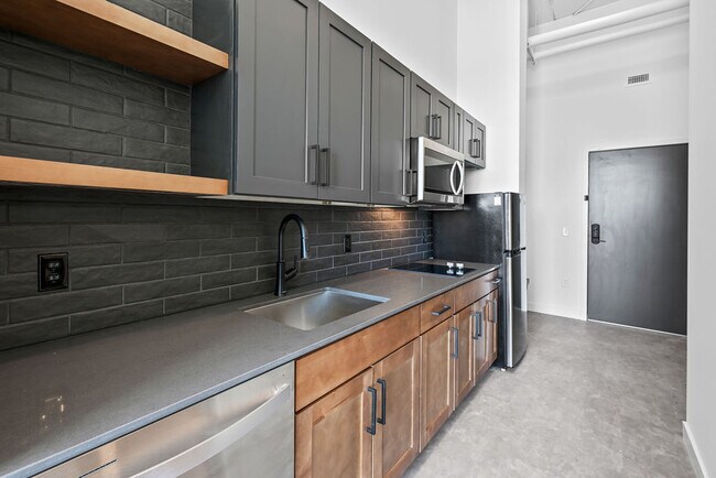 Cocina modelo estudio S3 - Urbane424 Apartments