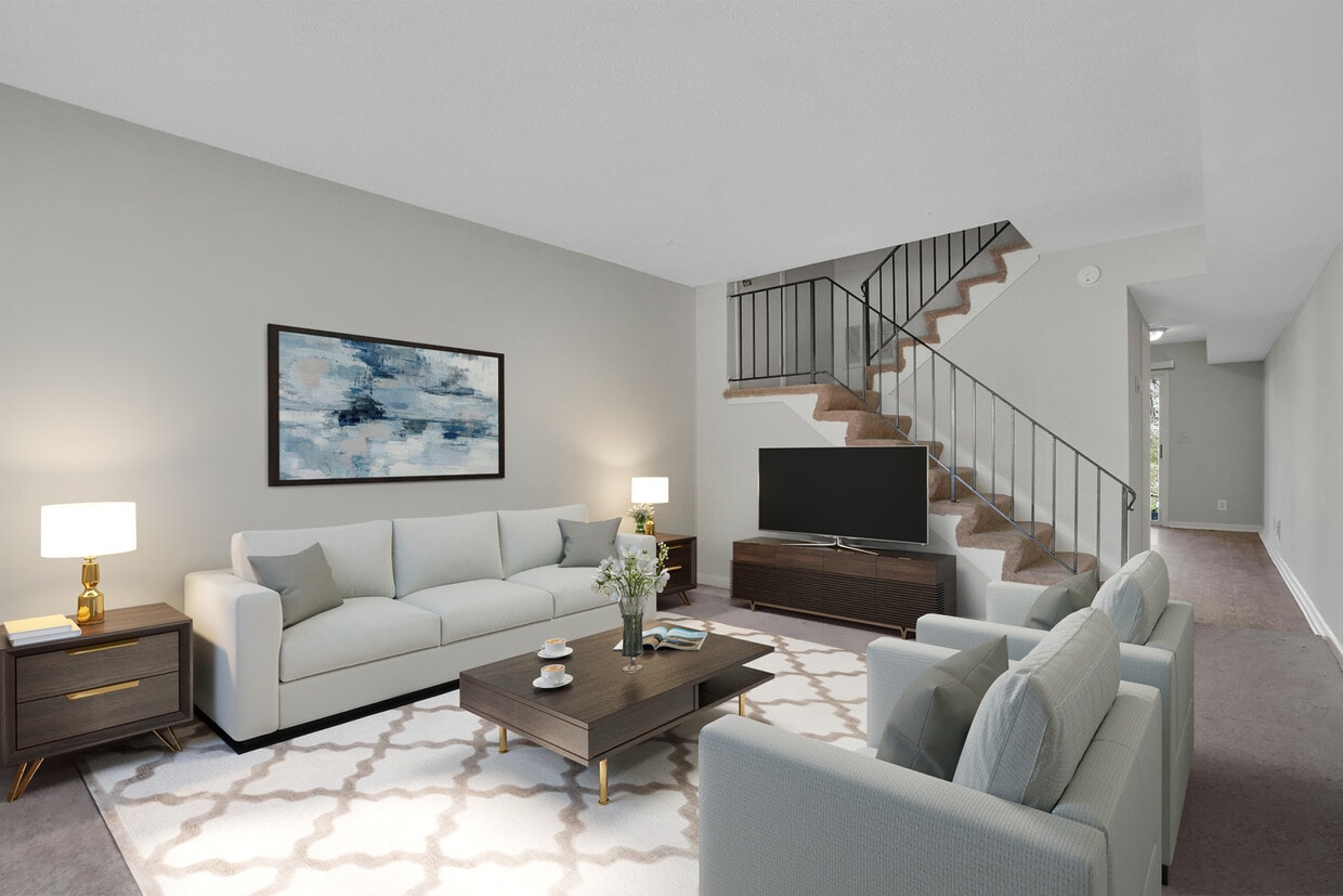 Living Room - Appletree Townhomes  2328 Campbellton Rd SW