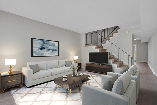 Living Room - Appletree Townhomes  2328 Campbellton Rd SW