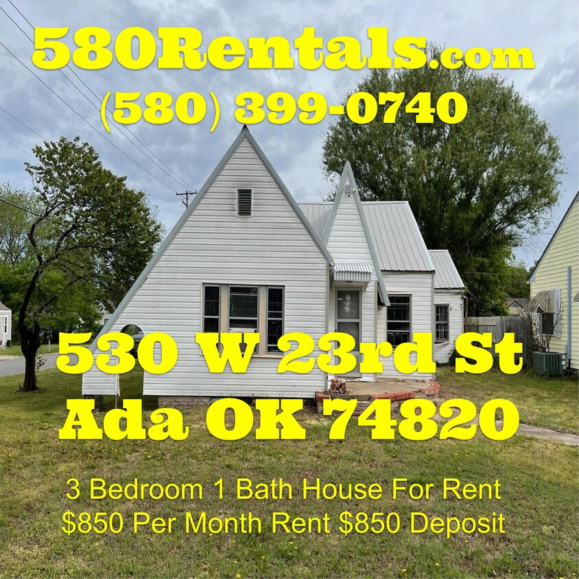 530 W 23rd St, Ada, OK 74820 House Rental in Ada, OK