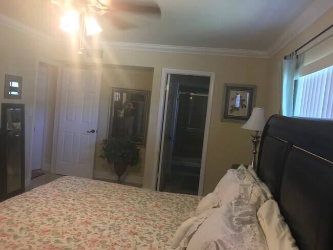 master room showing door into bath - 225 Deer Creek Blvd