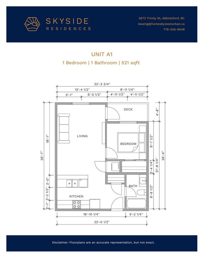 Plan d'étage - Skyside Residences