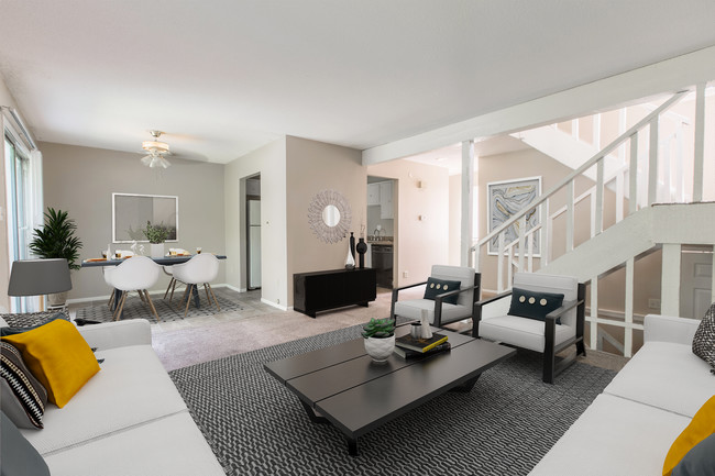 Sala de estar - Grand Vue Townhomes