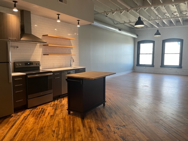 Kitchen/Livingroom - Farnam Hill Lofts + Rental Houses