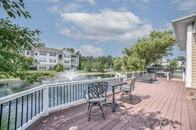 Clubhouse deck - Stone Ridge Apartments