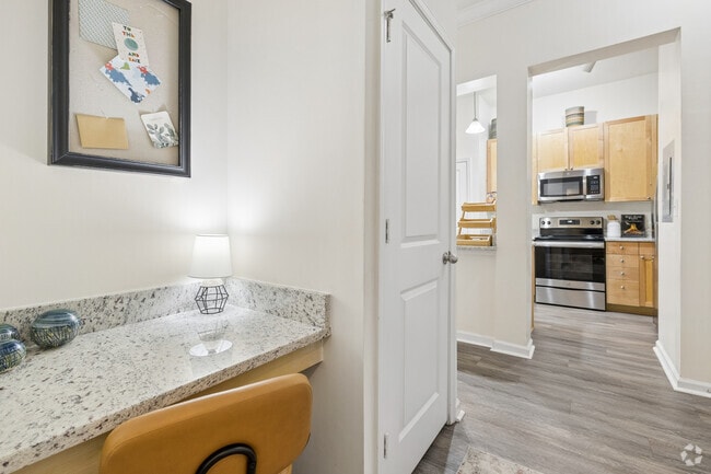 Madison - 1 BR, 1BA - 748SF - Built In Computer Work Station - The Alexander at Ghent