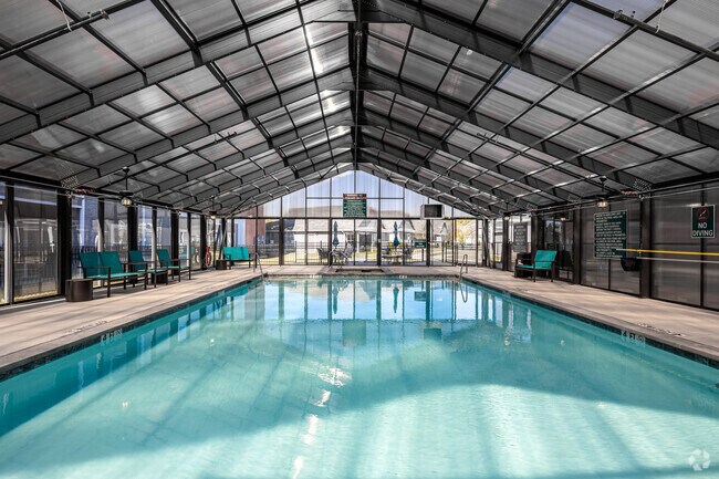 Enclosed Heated Saltwater Pool and Spa - Park Residences Plano Properties