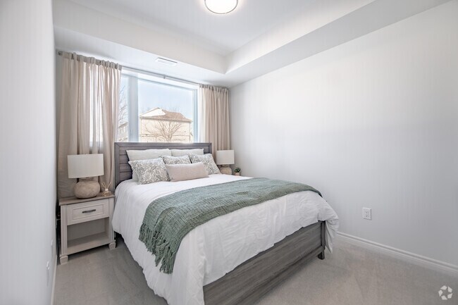 2 chambres, 1 salle de bain - 773 pi² - Chambre principale - Chorus Apartments