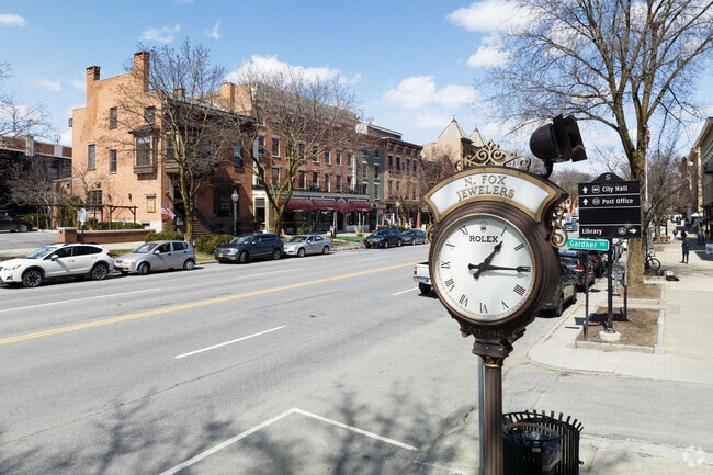 In downtown Saratoga Springs you can always tell the time with their beautiful clocks.
