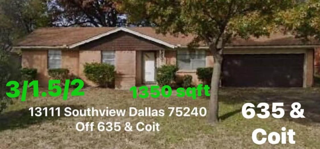 13111 Southview Ln, Dallas, TX 75240 House Rental in Dallas, TX