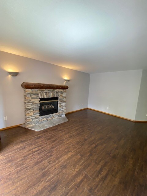 front room off entry with gas fireplace - 3707 Tree Farm Ln