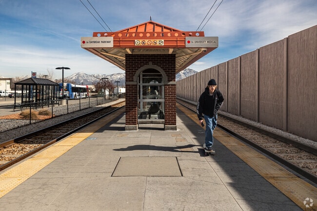 West Jordan City Center Trax Station makes it easy for residents to get around town.