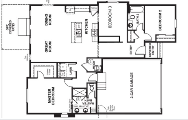 Plano de planta de la casa - 10595 Akron St