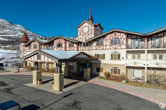 The entry to the Villas at Zermatt - 840 Bigler Ln