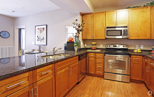 2 Bedroom_Kitchen - Attain at Towne Place