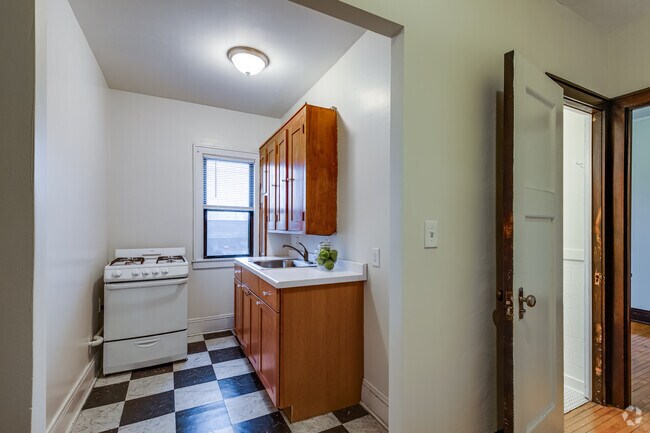1325 W 27th St - 1HAB, 1BA - 600SF - Apartamento 1: Cocina - 1325 West 27th