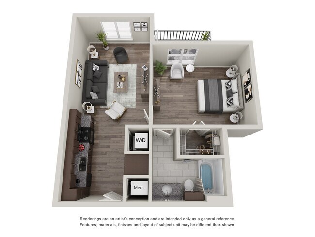 Plano de planta - Henderson on Reinli