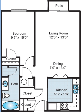 1HAB/1BA - Beechwood Villas