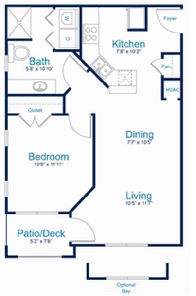 1HAB/1BA - Galleria Village