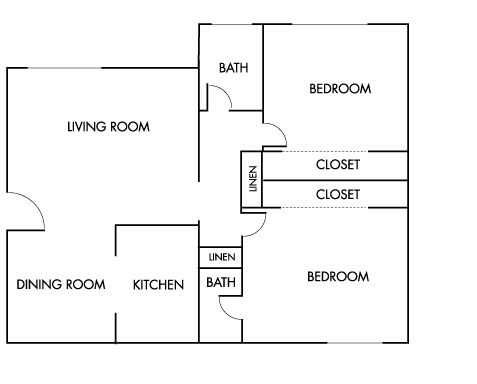 2HAB/2BA - The Greencliff Apartments