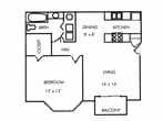 1 Bedroom 1 Bath
