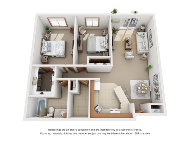 Interior Photo - River's Edge Apartments