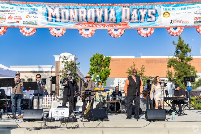 Listen to a variety of musical acts at Monrovia Days in Old Town Monrovia.