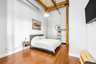 1BR, 1BA - 980SF - Bedroom - The Button Lofts