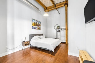 1BR, 1BA - 980SF - Bedroom - The Button Lofts