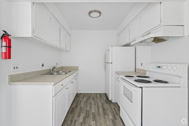 2BR, 1BA - 800SF - Kitchen - Joy Apartments