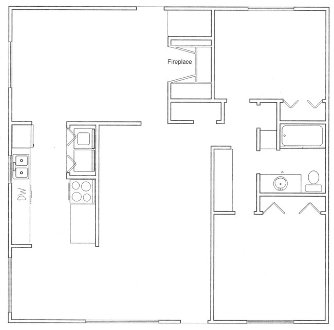 Plano de planta - Bluth Apartments