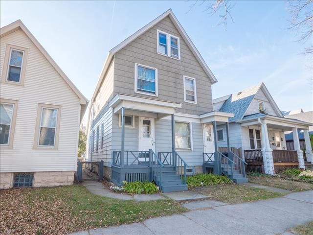 Front of duplex - 2579 N Bartlett Ave
