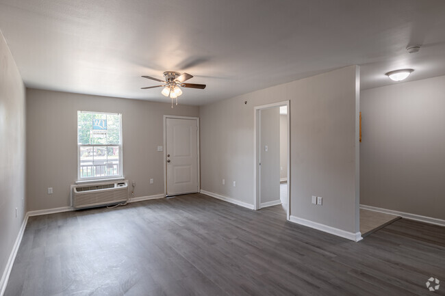 2BR, 1BA - 1,000SF - Living Room - Falcon Crest