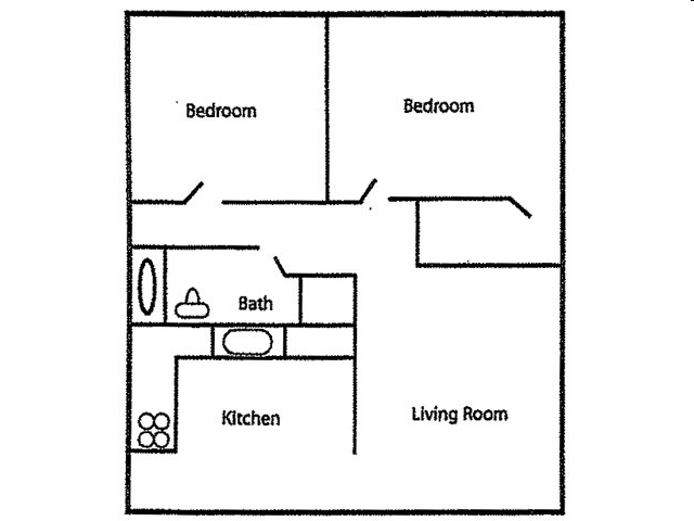 2HAB pequeñas/1BA - Sahuaro West