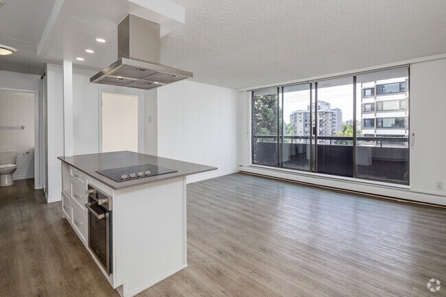 1 chambre, 1 salle de bain - 540 pi2 - Cuisine/Salon - Paul Plaza