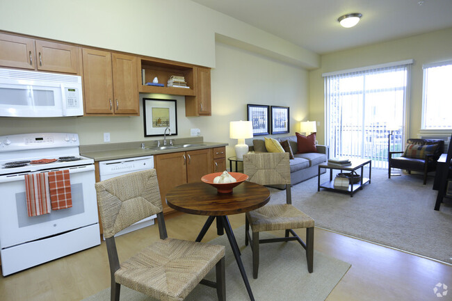 Kitchen to Living Room - Affinity at Colorado Springs 55+