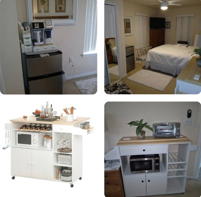 Kitchenette w/ everything you need. - 278 Blue Jay Way