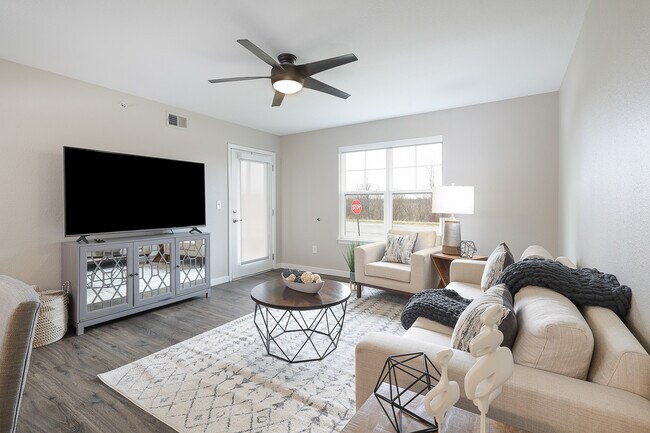 Sala de estar de Santa Fe - Horizon Trails Apartments