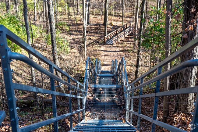 Starkey Nature Park is a great place for hiking or outdoor fun in Zionsville.
