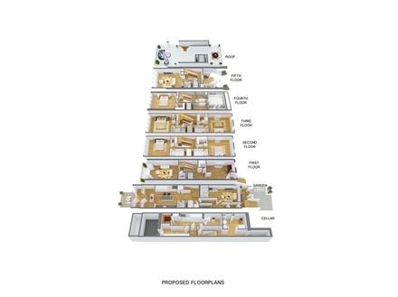 Proposed Floor Plan - 122 W 73rd St