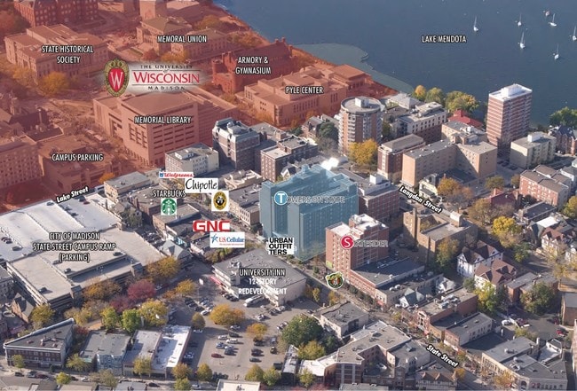 Aerial Photo - Towers on State