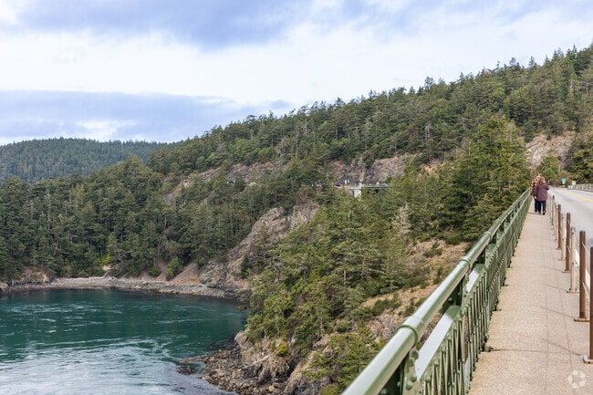 Head to nearby Deception Pass for beautiful views.