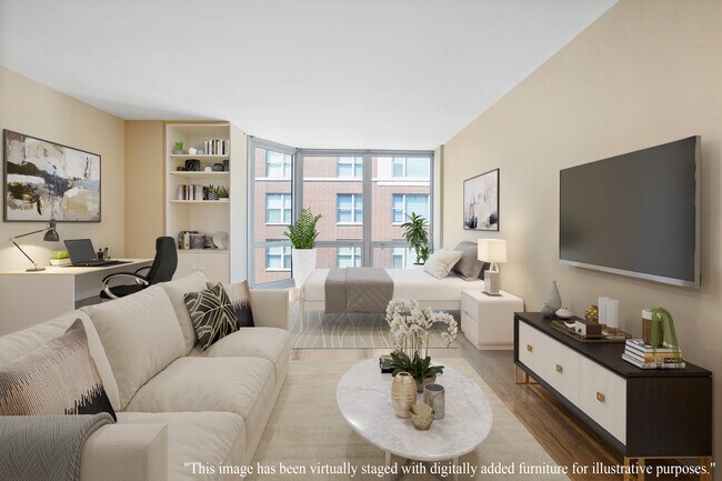 Living Room--Virtually Staged - 21 W Goethe St