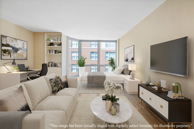 Living Room--Virtually Staged - 21 W Goethe St
