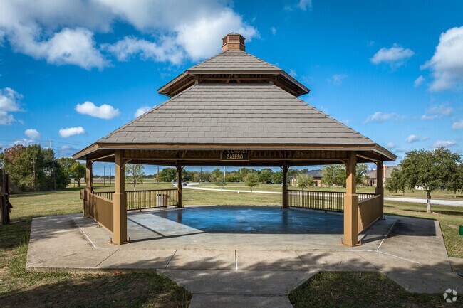 Sunset Park, which features a gazebo, is a hidden gem located in Houston.
