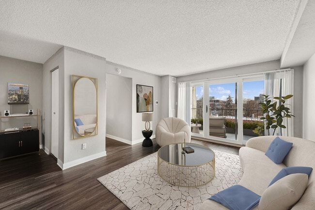 1BR x 1BA with North or South View- Living Room - Arrive 800 Penn