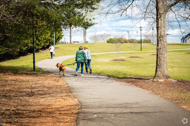 Residents of Pleasantburg are enjoying a stroll through Legacy Park.
