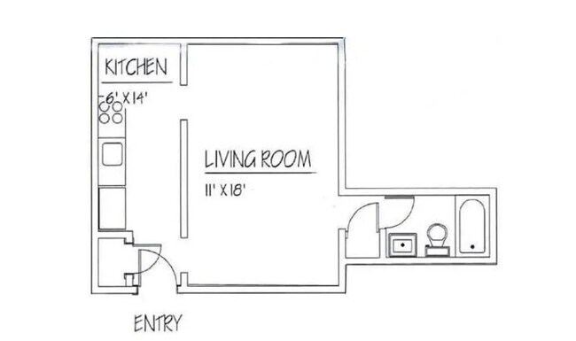 Plano de planta - 84 Howe St Apartments